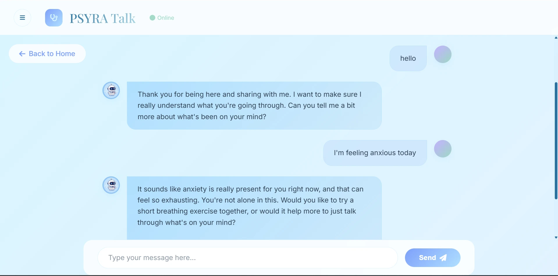 Mental Health Assistant